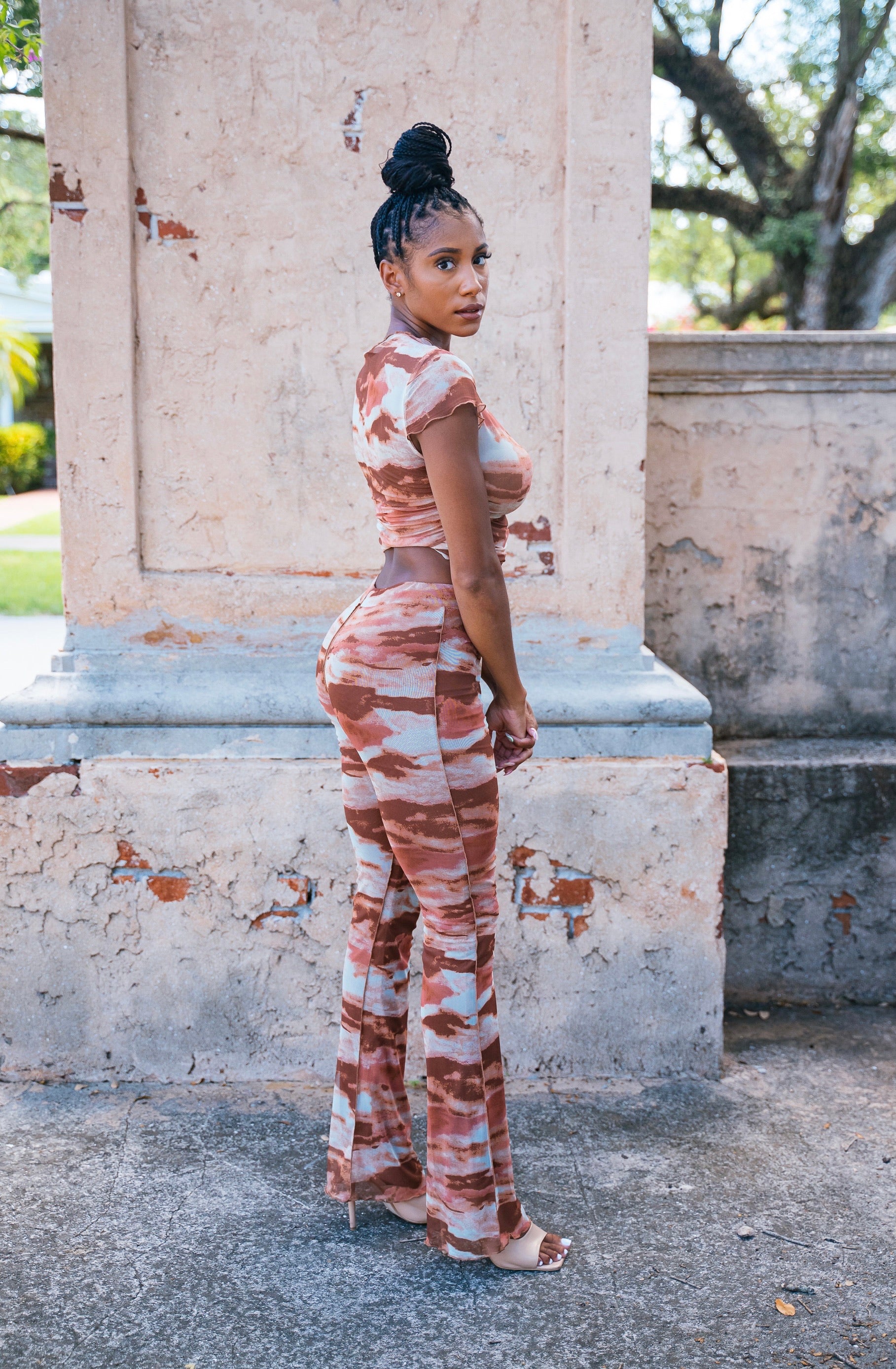 Desert Mesh Pant Set